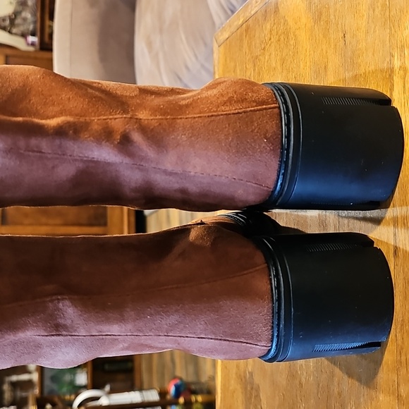 NEW Tinstree Brown Lace-Up Knee-High Boots - Picture 7 of 7